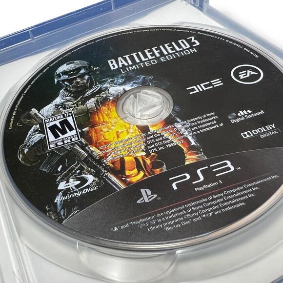 Battlefield 3 Limited Edition PS3 Game Complete w/ Manual & Disc Tested - Picture 8 of 8
